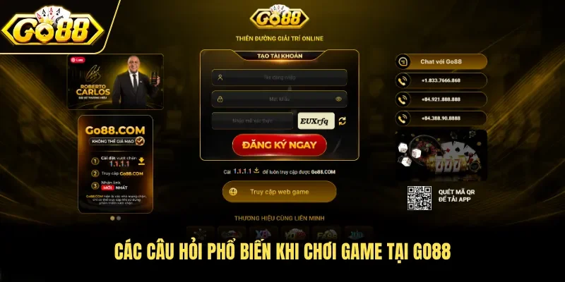 Các câu hỏi phổ biến khi chơi game tại GO88
