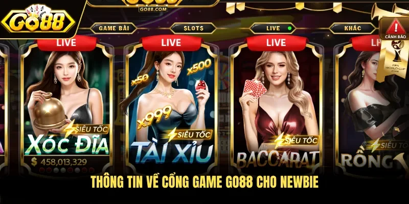 Thông tin về cổng game GO88 cho newbie